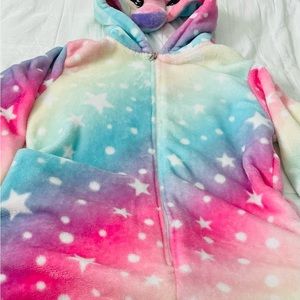 Girls unicorn onesie